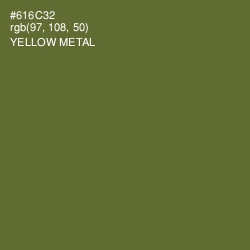 #616C32 - Yellow Metal Color Image