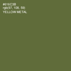 #616C3B - Yellow Metal Color Image