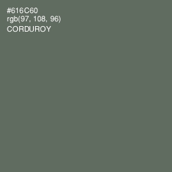 #616C60 - Corduroy Color Image