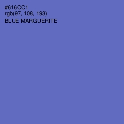 #616CC1 - Blue Marguerite Color Image