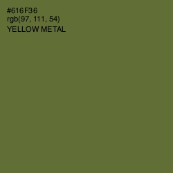 #616F36 - Yellow Metal Color Image