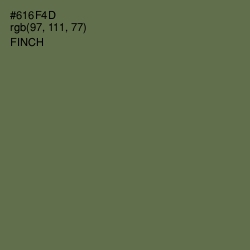 #616F4D - Finch Color Image