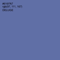 #616FA7 - Deluge Color Image