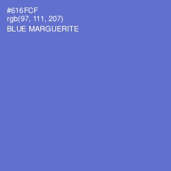 #616FCF - Blue Marguerite Color Image