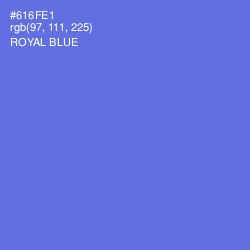 #616FE1 - Royal Blue Color Image