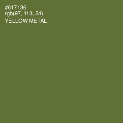 #617136 - Yellow Metal Color Image