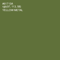 #61713A - Yellow Metal Color Image