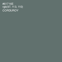 #61716E - Corduroy Color Image