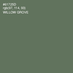 #61725D - Willow Grove Color Image