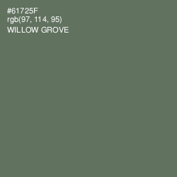 #61725F - Willow Grove Color Image