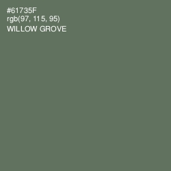 #61735F - Willow Grove Color Image