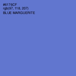 #6176CF - Blue Marguerite Color Image