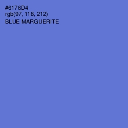 #6176D4 - Blue Marguerite Color Image