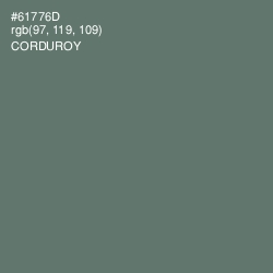 #61776D - Corduroy Color Image