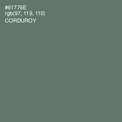 #61776E - Corduroy Color Image
