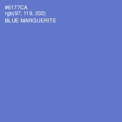 #6177CA - Blue Marguerite Color Image