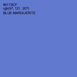 #6179CF - Blue Marguerite Color Image