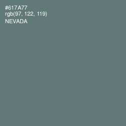 #617A77 - Nevada Color Image