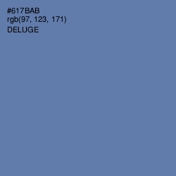 #617BAB - Deluge Color Image