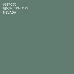 #617C70 - Nevada Color Image