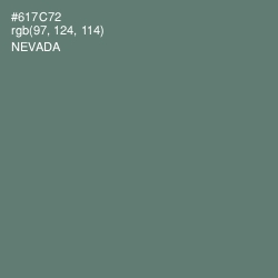 #617C72 - Nevada Color Image