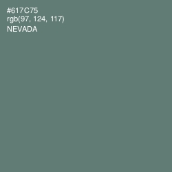 #617C75 - Nevada Color Image