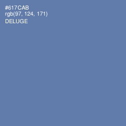 #617CAB - Deluge Color Image