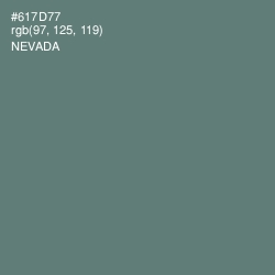 #617D77 - Nevada Color Image