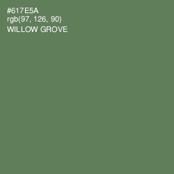 #617E5A - Willow Grove Color Image