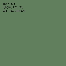 #617E5D - Willow Grove Color Image