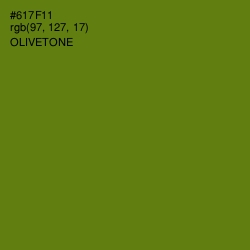 #617F11 - Olivetone Color Image