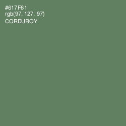 #617F61 - Corduroy Color Image