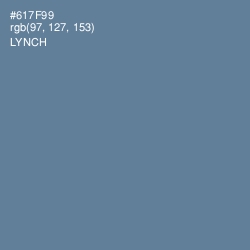 #617F99 - Lynch Color Image