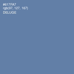 #617FA7 - Deluge Color Image