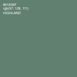 #61806F - Highland Color Image