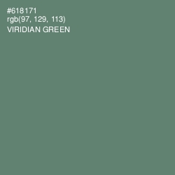 #618171 - Viridian Green Color Image