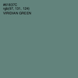 #61837C - Viridian Green Color Image