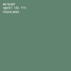 #61846F - Highland Color Image