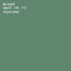 #61866F - Highland Color Image