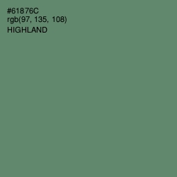 #61876C - Highland Color Image