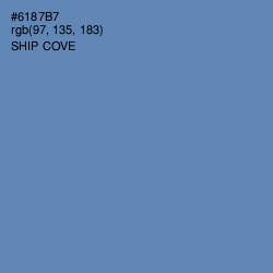 #6187B7 - Ship Cove Color Image