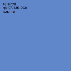 #6187CB - Danube Color Image