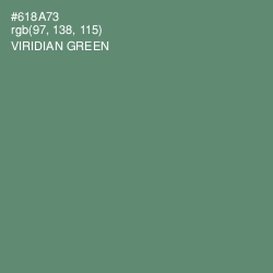 #618A73 - Viridian Green Color Image