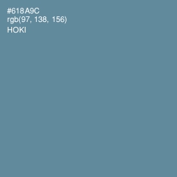 #618A9C - Hoki Color Image