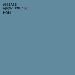 #618A9E - Hoki Color Image