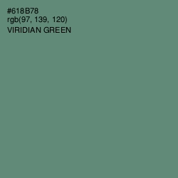 #618B78 - Viridian Green Color Image