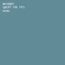 #618B97 - Hoki Color Image