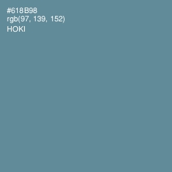 #618B98 - Hoki Color Image