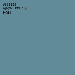 #618B99 - Hoki Color Image