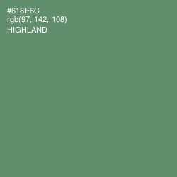 #618E6C - Highland Color Image